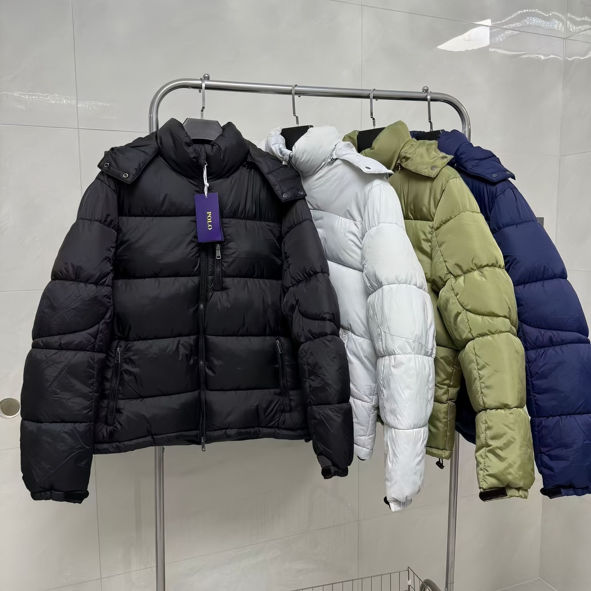 Men's Coats Classic Hooded Coat Plus Size Detachable Hood Thickened Waterproof Warm Cotton Outerwear S26091726EH