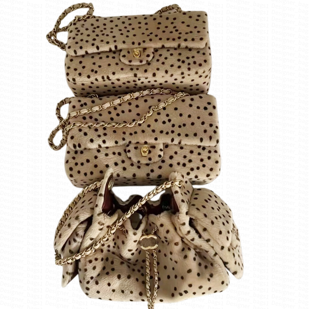 26 Fashion Designer Leopard Women Cheetah 25 Bags Luxury Flap Bag Dalmatian Spot Print Handbag Shoulder Bag Double Summer Tote Bolso De Diseno Bolsa