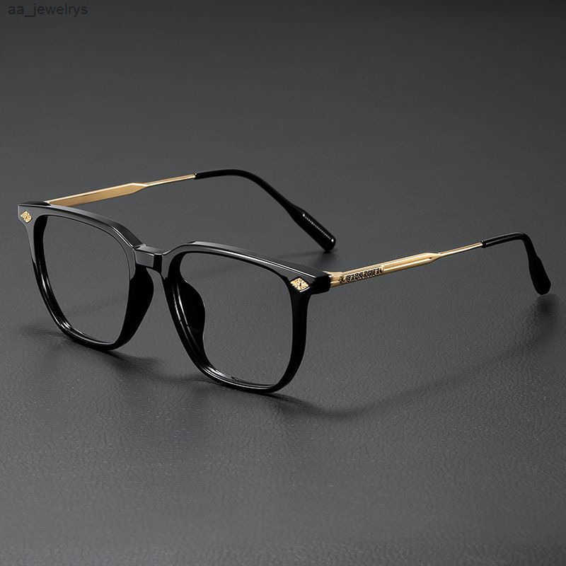 2026 New Designer Mens Anti-blue-light Glasses With Business Square Frame Anti-radiation Luxurious Beach Black Frame Womens Multi-functional Eyeglas