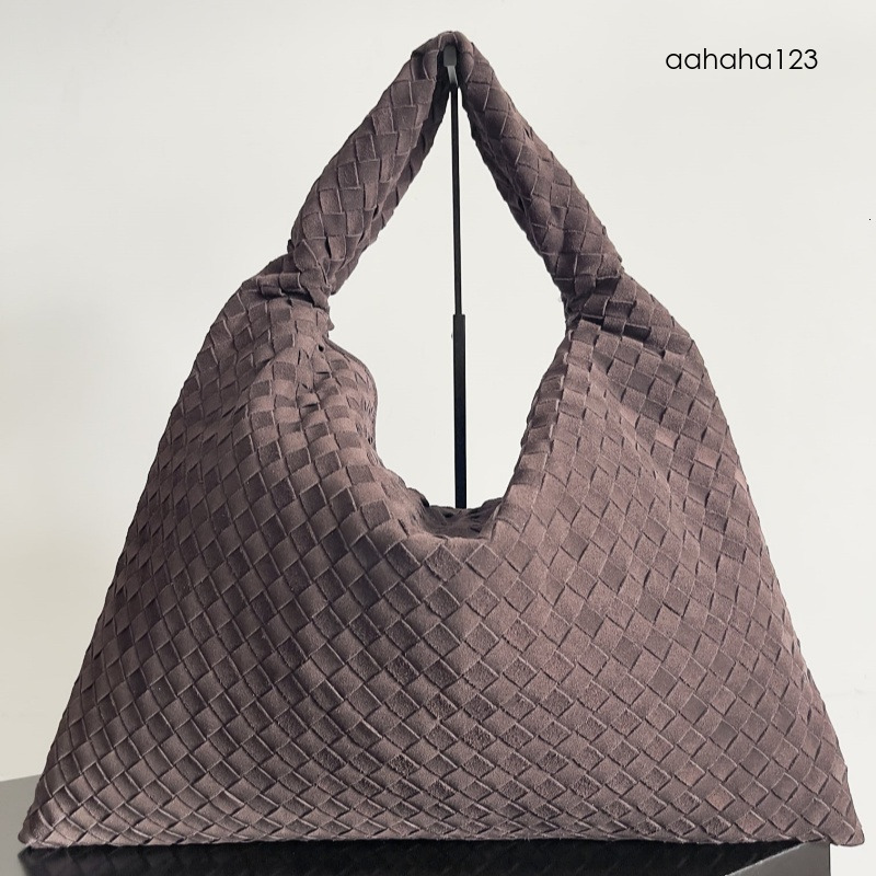 12A Top Quality Designer Bag Olive Luxury Bag Green Brown Suede Tote Large Hop Shoulder Woven Calfskin Leather Internal Zippered Wallet Pocket Flap