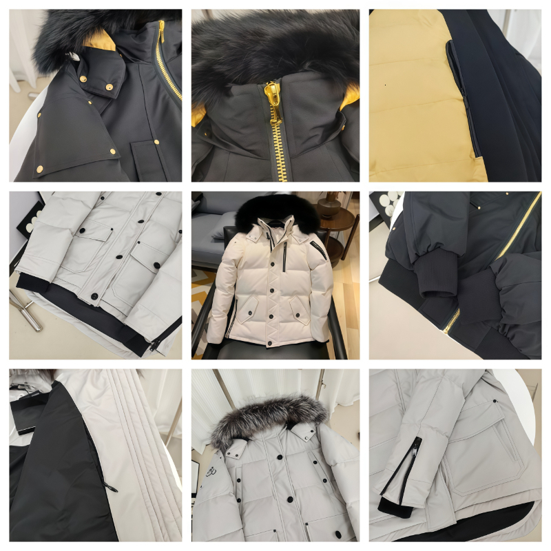 High quality mooselys knuckles coat Vest Veste Down Jacket10b coat Designer Downcoat Winter Jackets Mens Womens Windbreaker Down Jacket Woman us siz