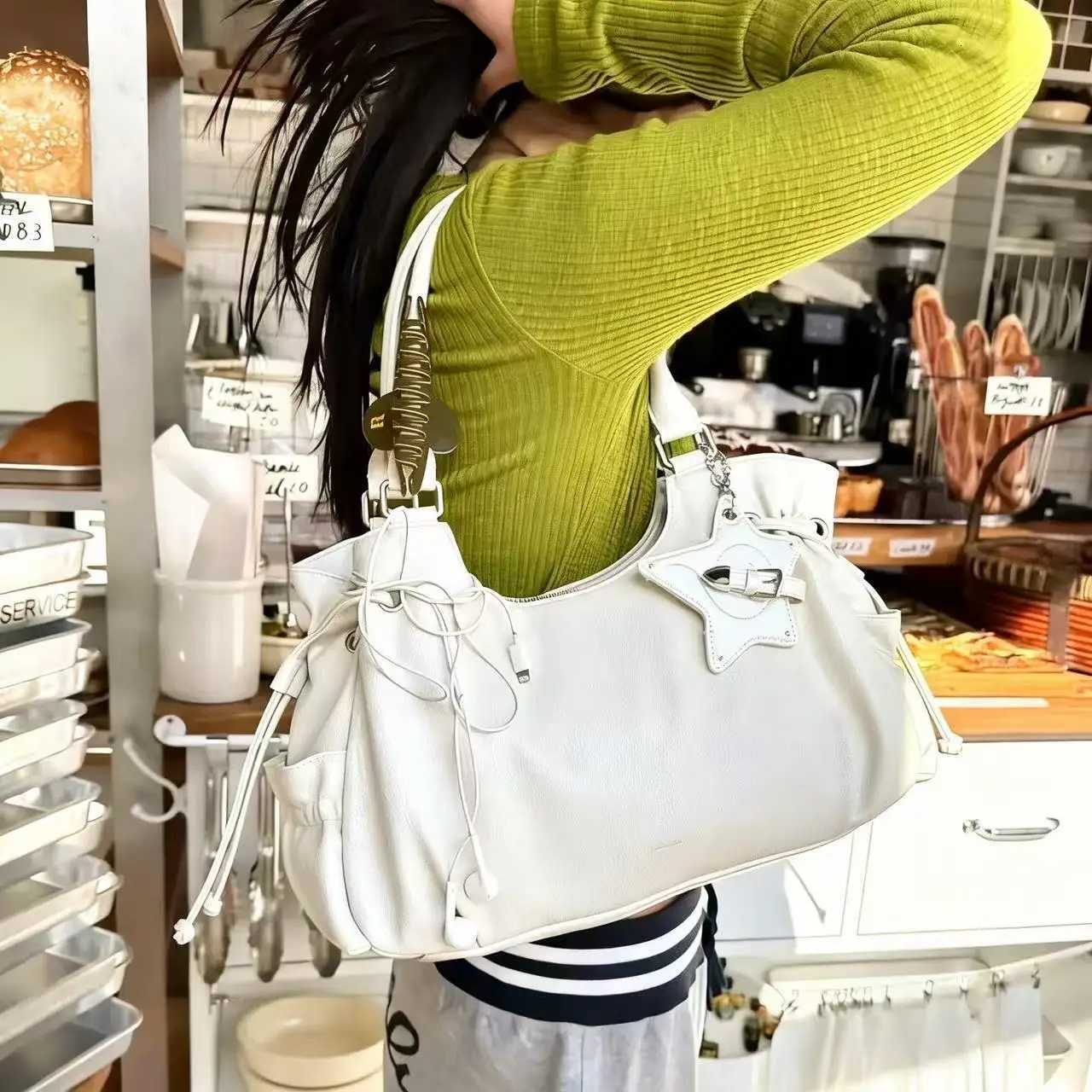 Korean Fashion Mini Tot 2026 High Quality Single Shoulder Slant Cross Bag Fashionable Casual Tote Soft Pu New Trendy X260728