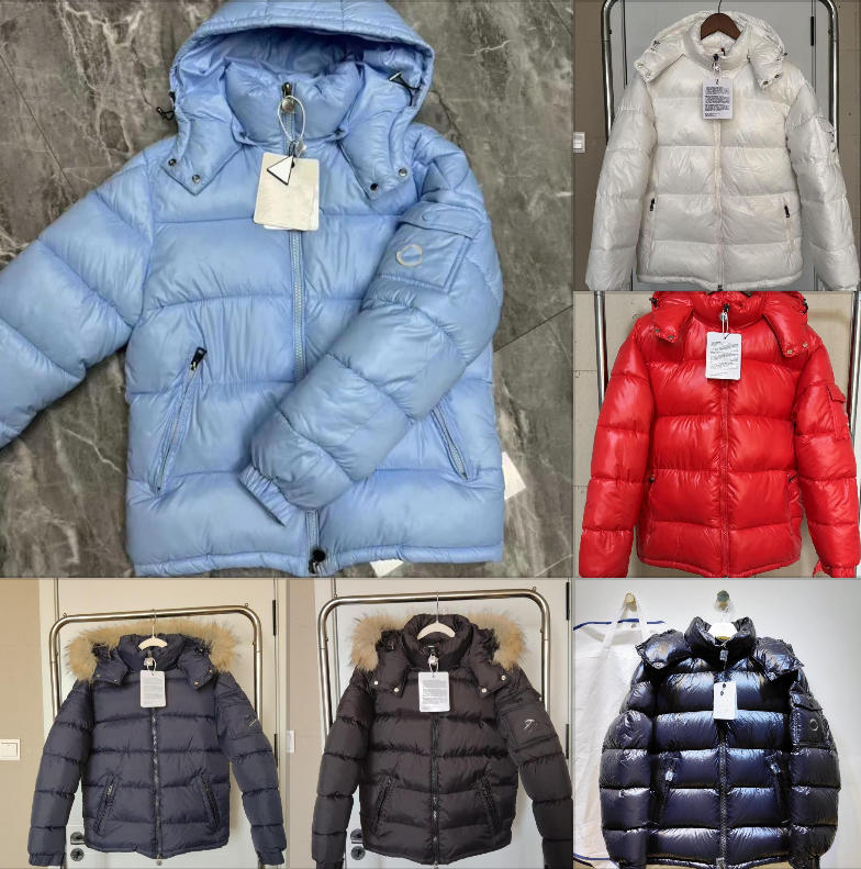 Puffer Jacket Designer Men Winter Down Cotton Coat Warm Windproof Winter Outerwear Zipper Hooded Bubble Parkas M-4XL