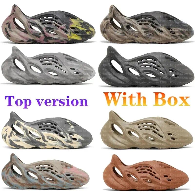 Designer Slides Foam Runner Sand Beach Slippers Men Women Indoor Outdoor Black Onyx Size 36-48 26-7.14-4