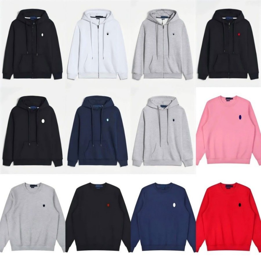Polo Hoodie Mens Hoodies raph Designer Hoodies Men Clothing Polo Tracksuit Set Pullover Cotton Horse Long Sleeve Casual Zip Up Sweatshirt Sweatsuit