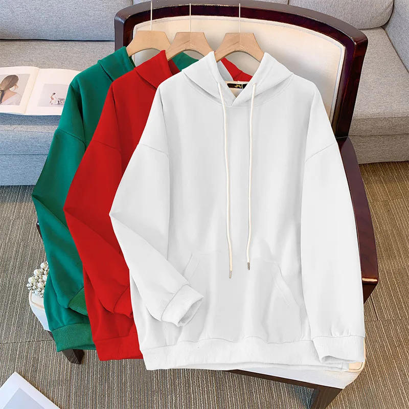 Plus Size Womens Bust 160 Autumn Winter Hooded Nine Color Sweatshirt Loose Long Sleeve Top Lare Size 6XL 7XL 8XL 9XL 150Kg 260725BJ