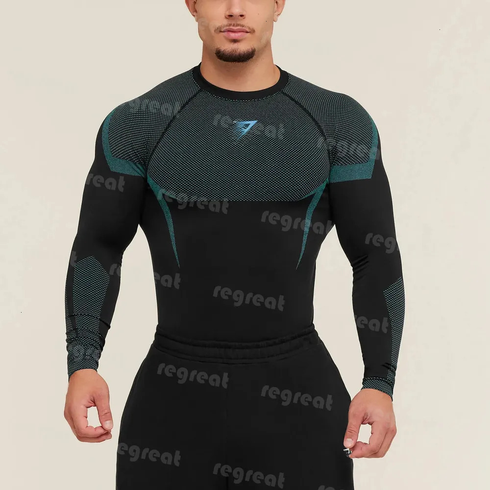 AAA GYM sharkes mens set Training Long-Sleeve Men's Hooded Base Shirt ONYX5.0 Onyx High-Elasticity Cycling Fitness GYM sharkes mens men set T-S