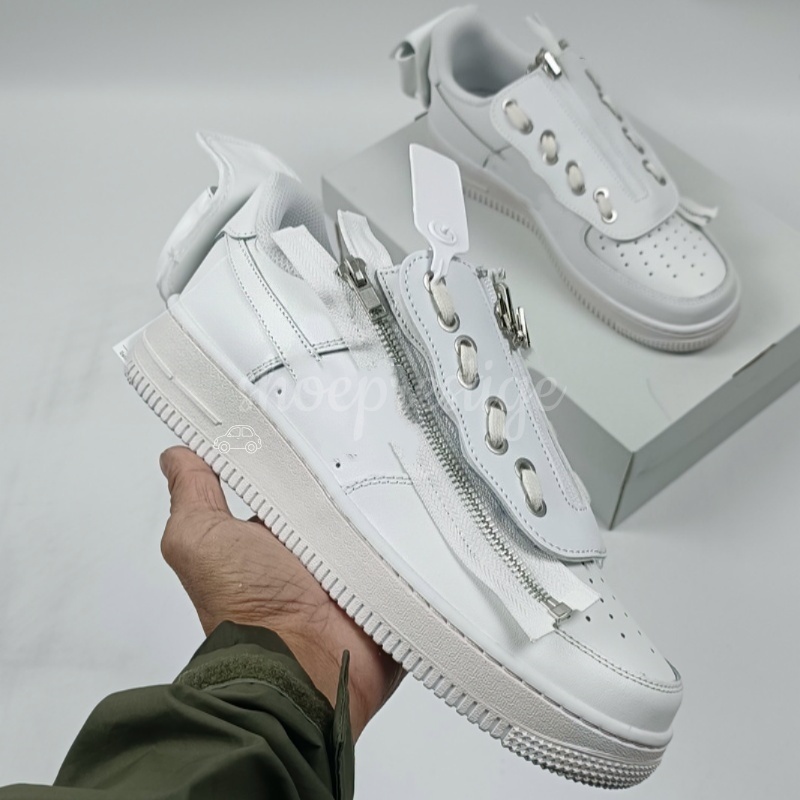 Baskets de style urbain de haute qualité fabriquées à la main en cuir avec fermeture éclair latérale et plateforme - Chaussures de marche décontr