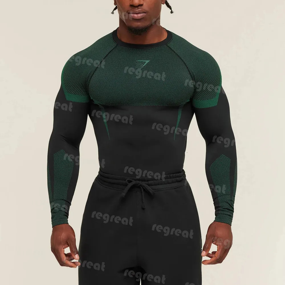 AAA GYM sharkes mens set Training Long-Sleeve Men's Hooded Base Shirt ONYX5.0 Onyx High-Elasticity Cycling Fitness GYM sharkes mens men set T-S