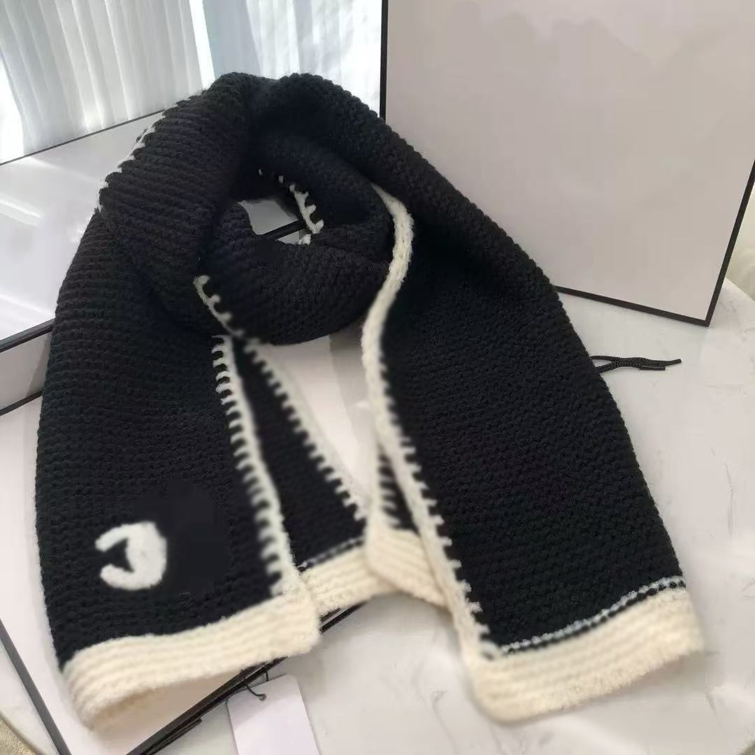 cc scarf designer scarf Brand Scarves For Women Designer Scarf Knitted Fall Winter Wool Scarves Knitted Long Warm Scarves 612