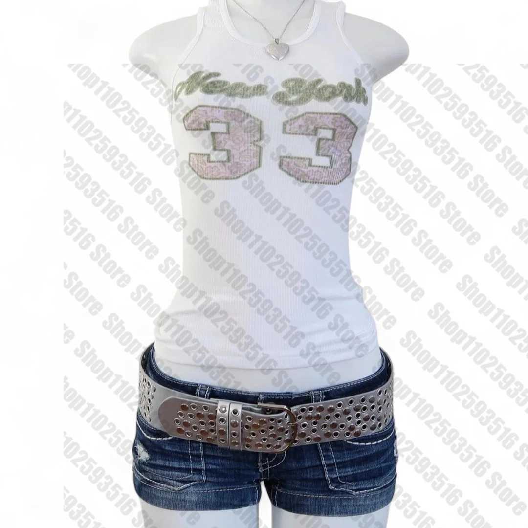 2000s Y2k Tops With Suspenders Harajuku Womens Cropped Goth Clothes Shoujo Girl Aesthetic Crop Top Women Emo Tanks Camis Cute J260727