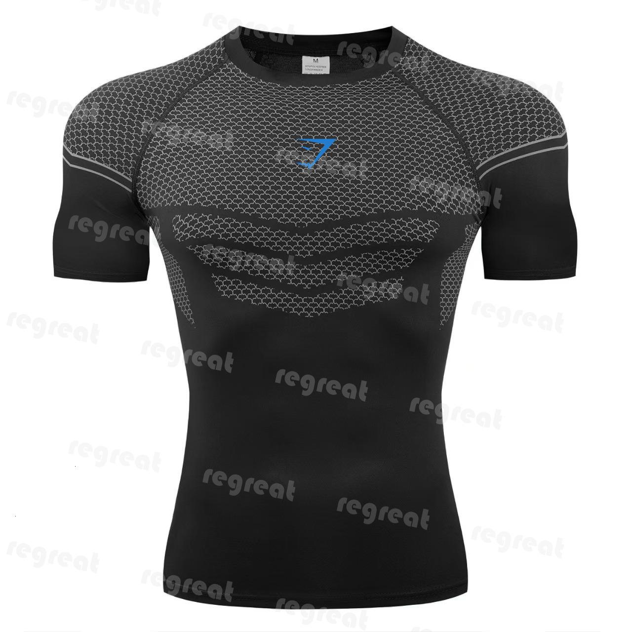 AAA GYM sharkes mens set Training Long-Sleeve Men's Hooded Base Shirt ONYX5.0 Onyx High-Elasticity Cycling Fitness GYM sharkes mens men set T-S