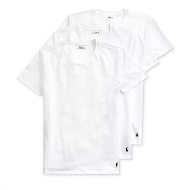 Summer Fashion Embroidered Classic Mens T-Shirt Cotton Crew Neck Shirt Moisture-Wicking 230g T-Shirt L26728