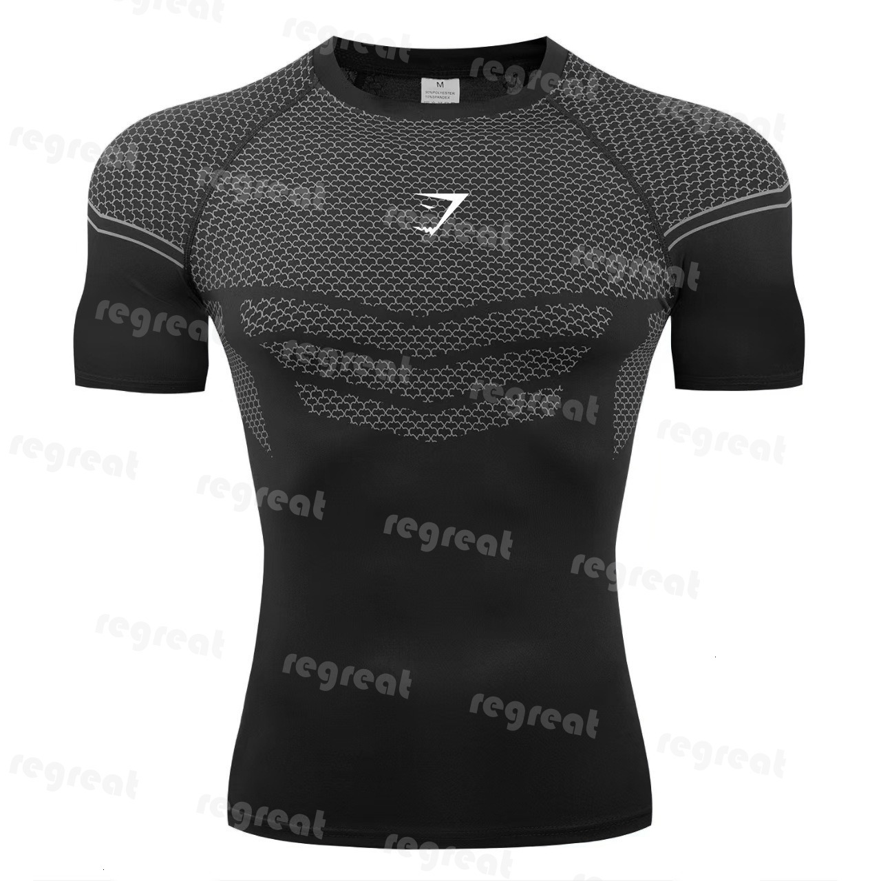 AAA GYM sharkes mens set Training Long-Sleeve Men's Hooded Base Shirt ONYX5.0 Onyx High-Elasticity Cycling Fitness GYM sharkes mens men set T-S