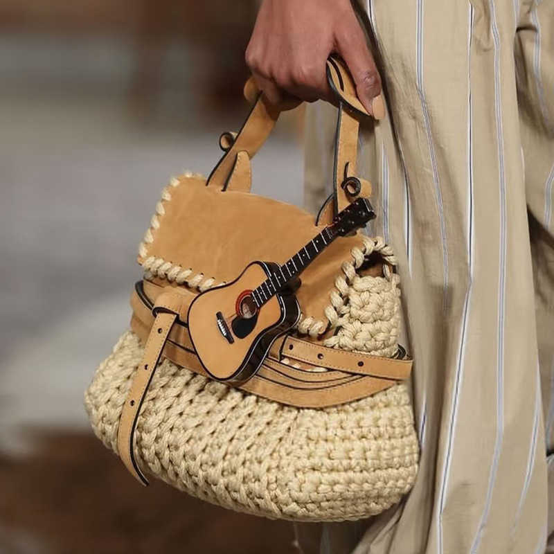 Niche High-end Casual Versatile Colorful Woven Women Handbag With Straps Crossbody 2026 New Model