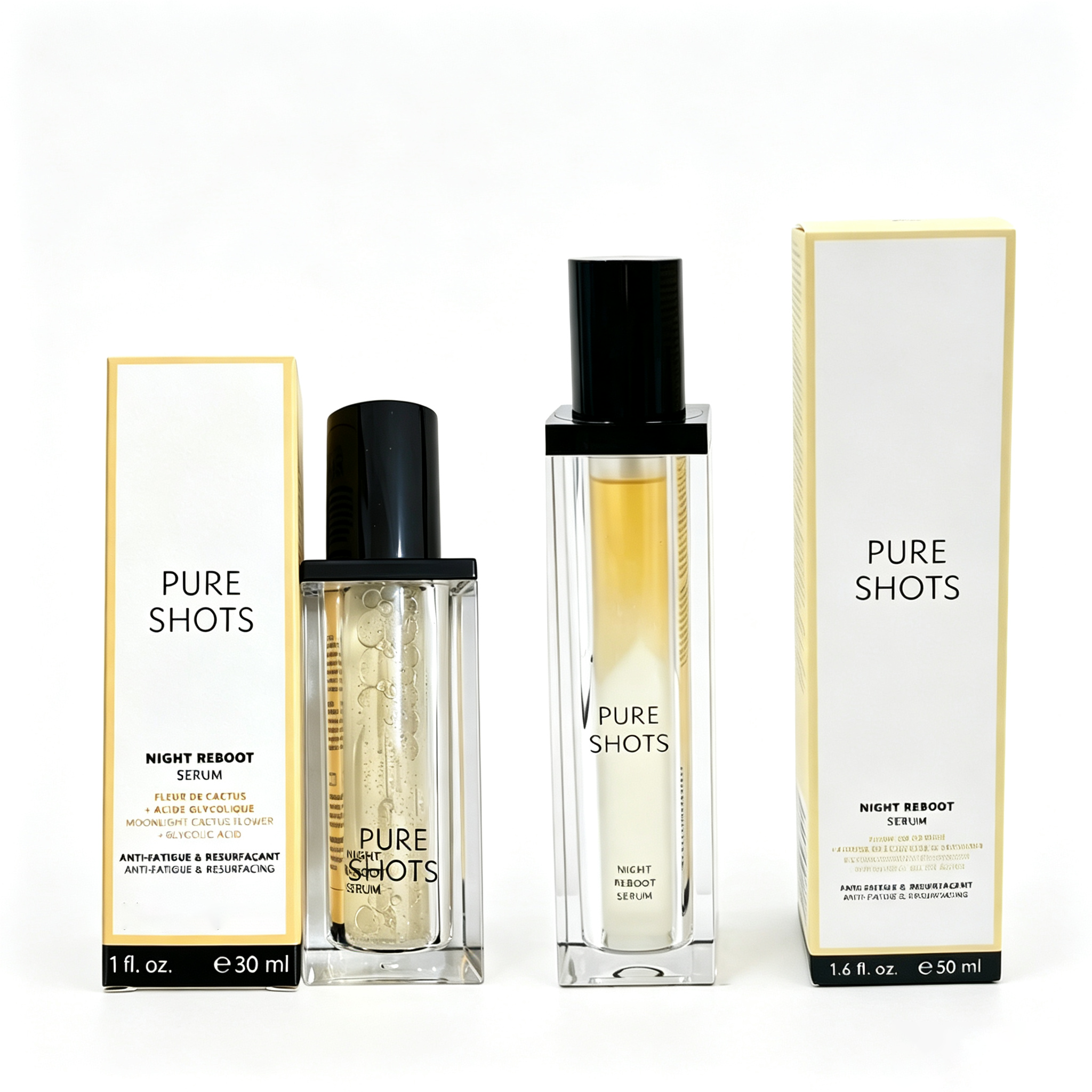 Face Care Night Queen Facial Essence Pure Shots Night Reboot 30ml Repair Hydrate Brighten And Nourish High Quality