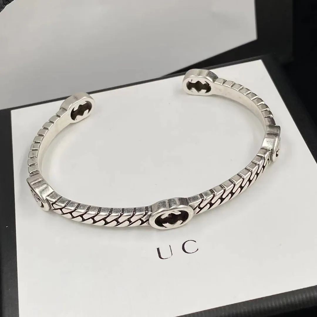 designer bracelet Luxury for women Mens Adjustable Classic letters silver Bangle Fashion Trendy bracelets
