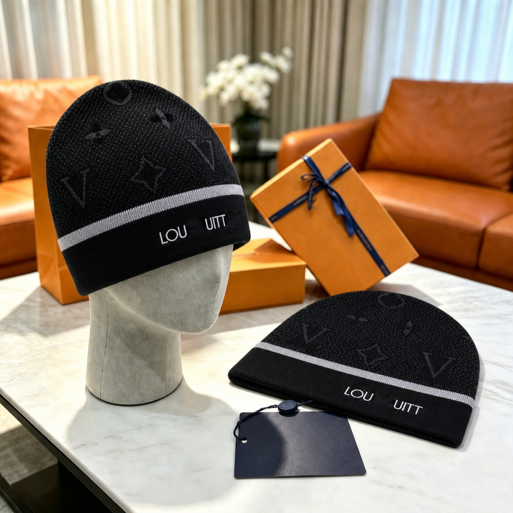 Designer Bean Women Woolen Fisherman Hat Luxury Classic Fashion Winter men Versatile Wool Warm Belt Box Gift good