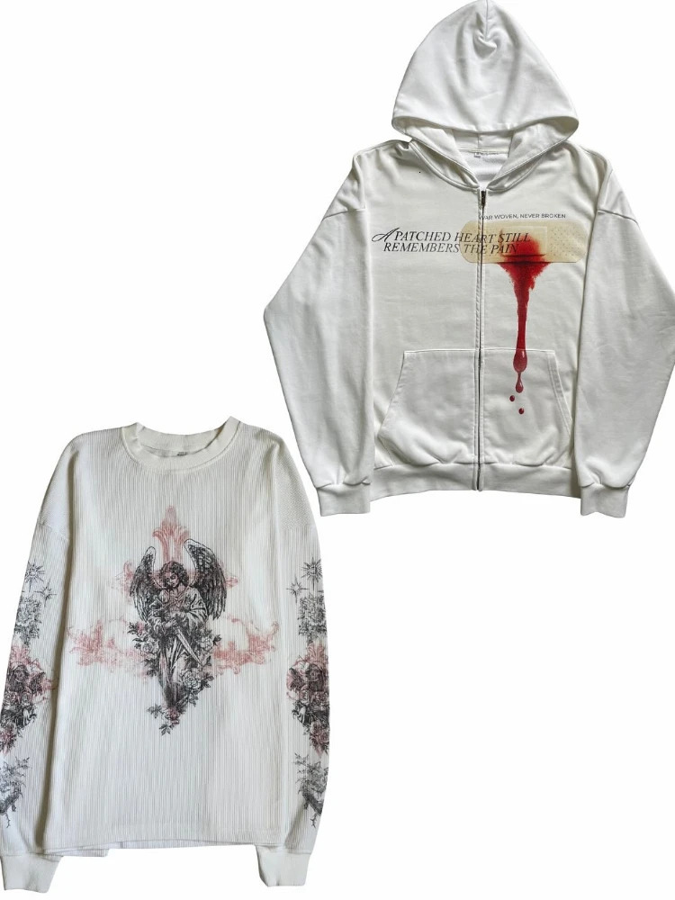 Spring and summer 2026 mens and womens retro style tops Y2k tops womens cut clothing pattern T-shirt Gothic upper body match 260727BJ