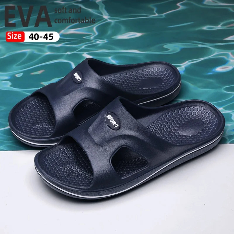 slippers mens summer 2025 trend home indoor bathroom bathing leisure wear-resistant outdoor beach shoes light 40-45 260729BJ