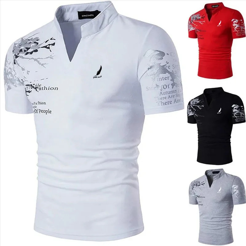 Mens Polo Shirt Golf Street Casual Stand Collar Banded Short Sleeve Fashion Classic Summer Regular Fit 260728