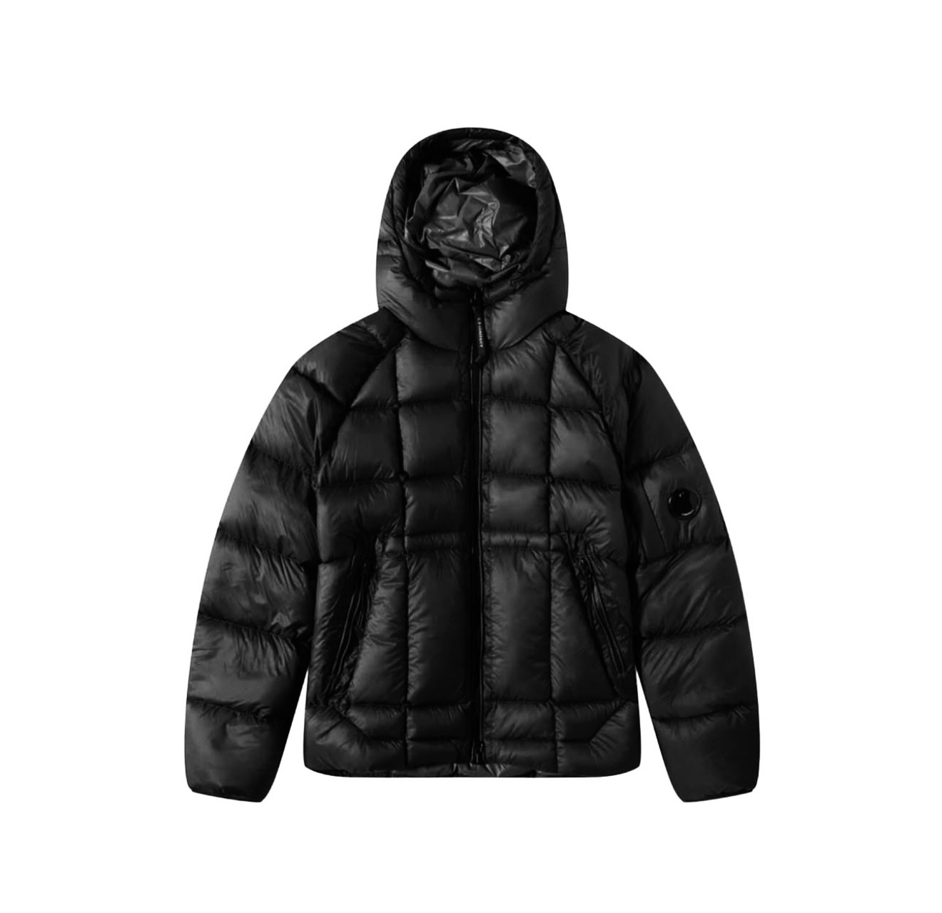 Company Men Cotton Padded Puffer Jacket Assault Suit Functional Pocket Goggles Lens Casual Sports Outerwear Lightweight Windproof Streetwear Coat Da