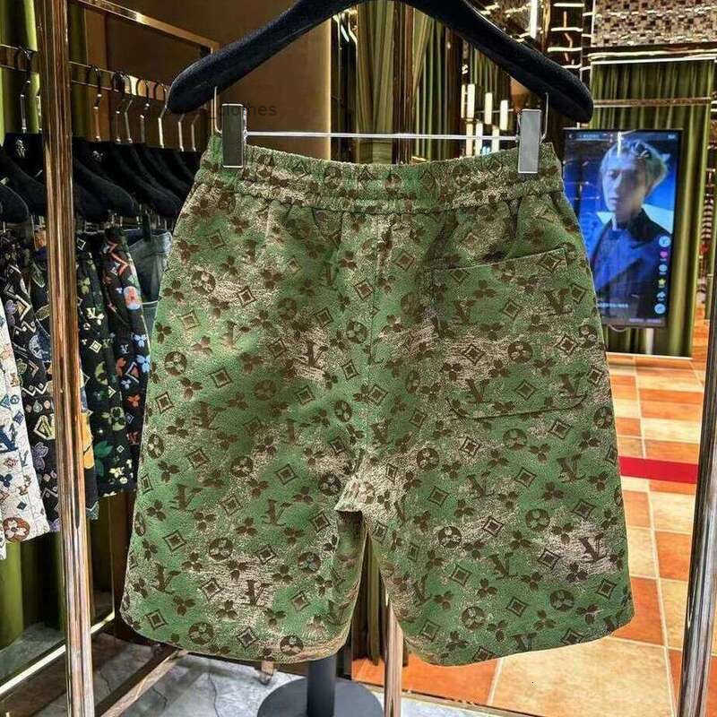 Mens Designer Shorts Men Shorts Summer Casual Monogram Print Lightweight Loose Fit Beach Streetwear Hip Hop Fashion Shorts For Men And Women