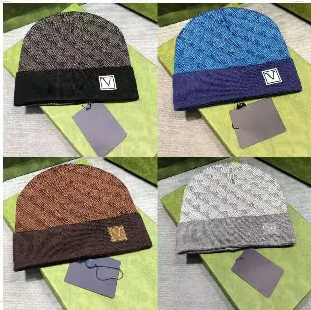 Bonnet de créateur pour femme, chapeau d'hiver, sortie de printemps, bonnets tricotés chauds, style artisanal, mode classique, bonnet pour fille
