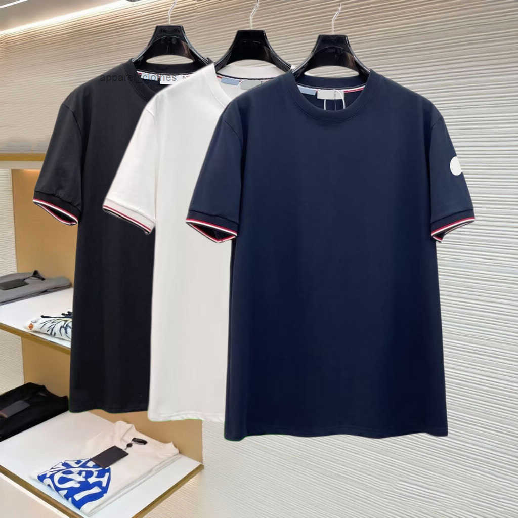 designer mens shirts highquality men tees womens t shirt luxury short sleeved applique shirt fashionable european size solid color tops