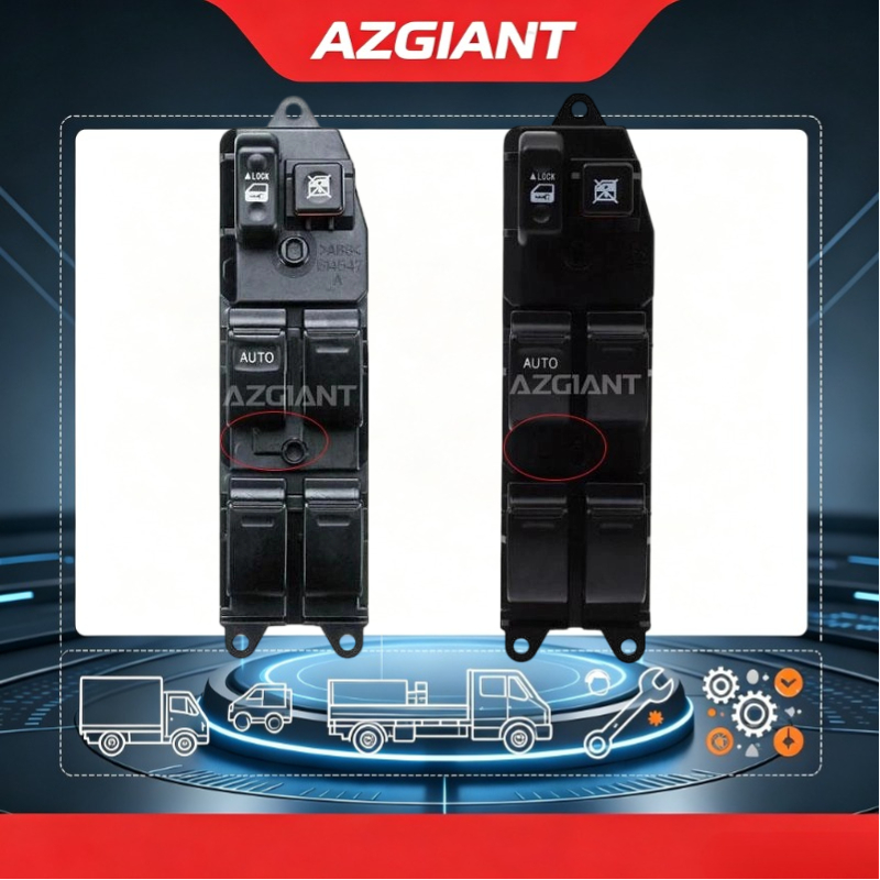 AZGIANT Lève-vitre automobile, interrupteur principal, composant de remplacement de commande de vitre électrique côté conducteur avant pour Toyot
