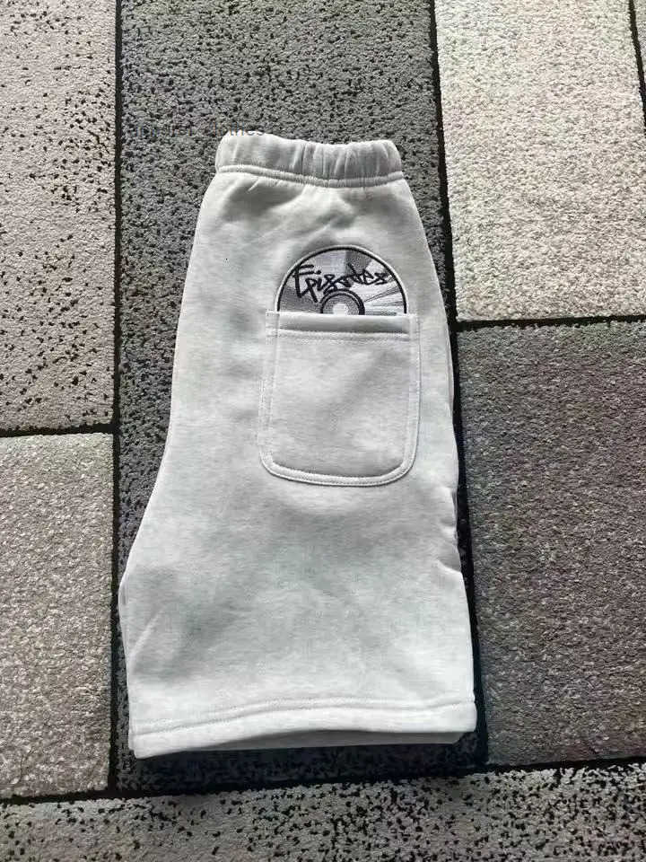 Y2K retro summer gray disc pattern mens shorts casual comfortable loose breathable fabric simple modern sports casual pants 260512 Z260601