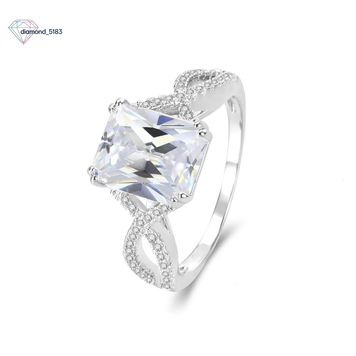 8*11 Size Round Simple New Rings For Girls Romantic Ring Design Version