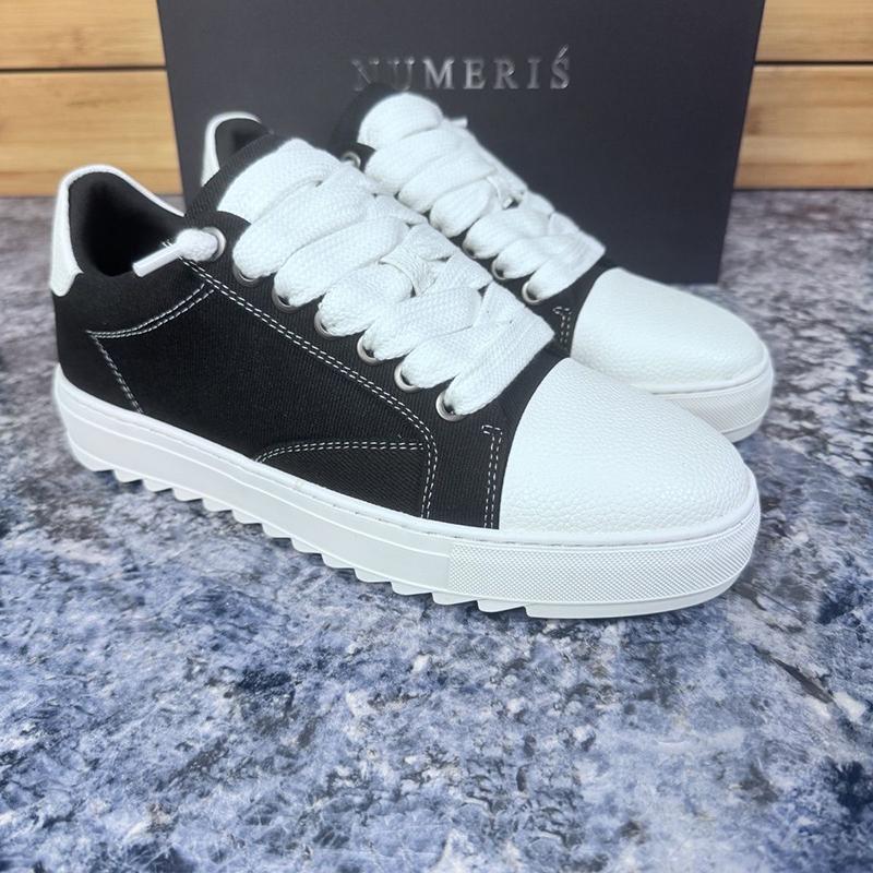 with original box numeris atelier athena signet designer trainers luxury shoes for mens womens black white grey leather canvas Runners Casual sneake