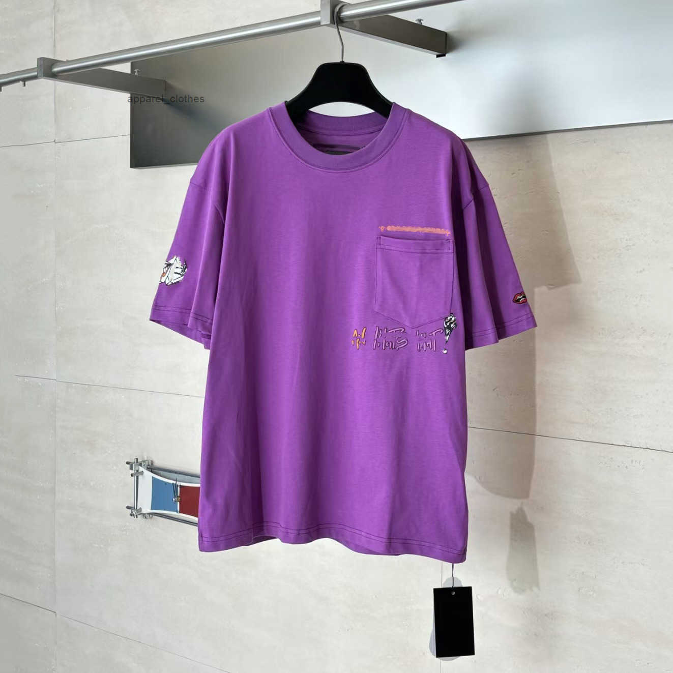 Mens T-shirts designer T-shirts high-quality summer mens shirts fashionable letter animation graffiti printed designer mens and womens short sleeved