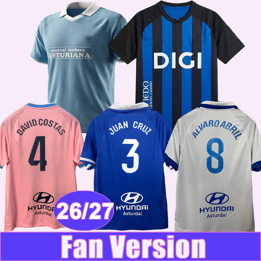 26 27 reAl ovIEdo Mens Soccer Jerseys JUAN CRUZ DAVID COSTAS HASSAN Home Away 3rd Retro Eternal Edition Football Shirts Adult Uniforms