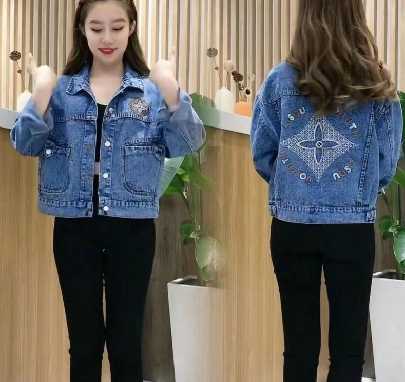 designer jacket women jeans jackets long sleeve denim coats spring womens coat
