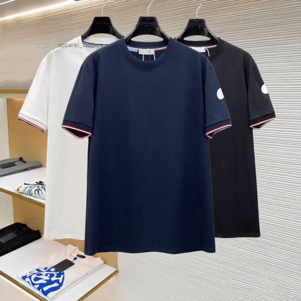 mens t shirt designer highquality man tees womens t shirt Luxury short sleeved shirt fashionable party daily wear european size solid color tops tee