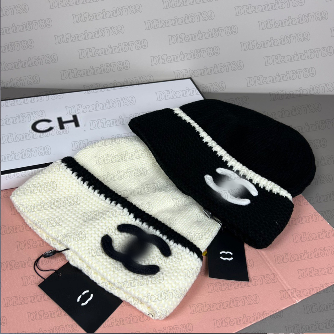 Classic Embossed Knit Beanie Solid Color Chunky Twist Knitted Winter Cap Solid Color Folded Brim Hat Elastic Cuff Luxury Style Chanaer Hat for Men W