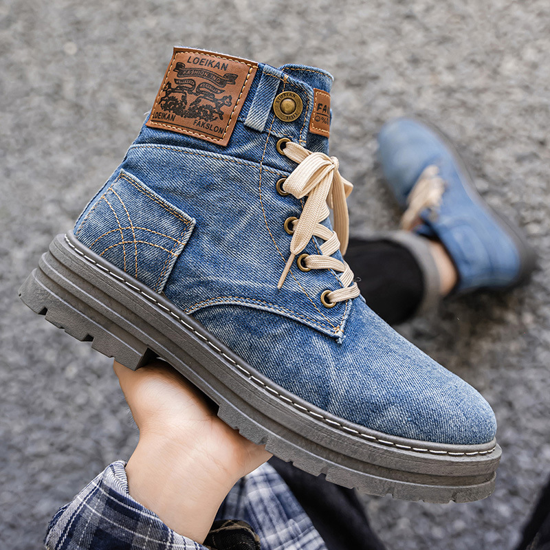 Designer de luxe chaud 2026 décontracté Cowboy concepteur hommes Martin Style britannique vêtements de travail à la mode séjour bottes de mode