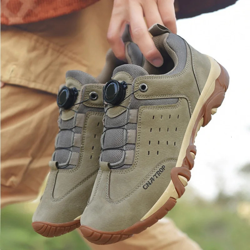 2025 Spring Autumn Rotation Buckle n Sneakers Outside Low Cut Casual Mens Sports Shoes Non-slip Wear Resistant Hiking Shoe 260729BJ