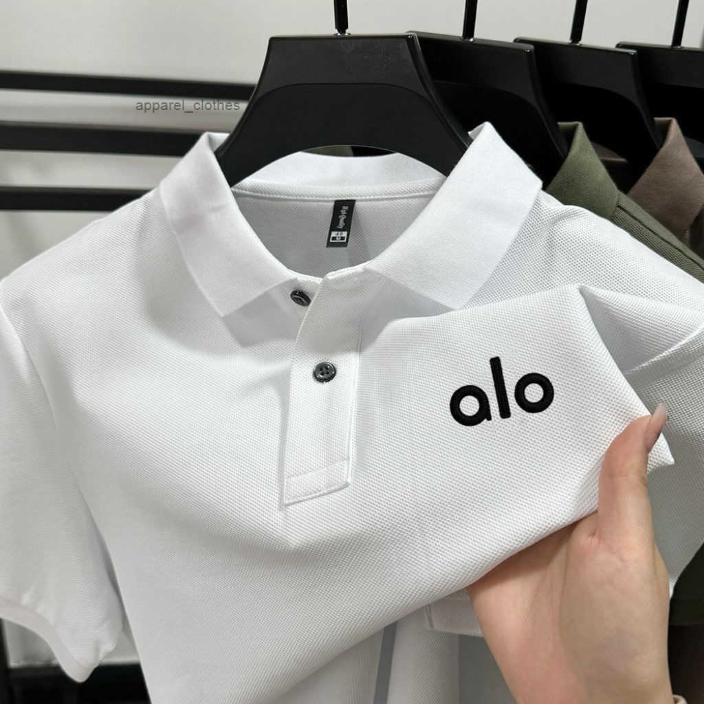 Mens Summer Embroidered Casual Turnup Polo Large Size Business Short-Sleeved T-Shirt Trendy Loose Polo Shirt Mens S-5XL