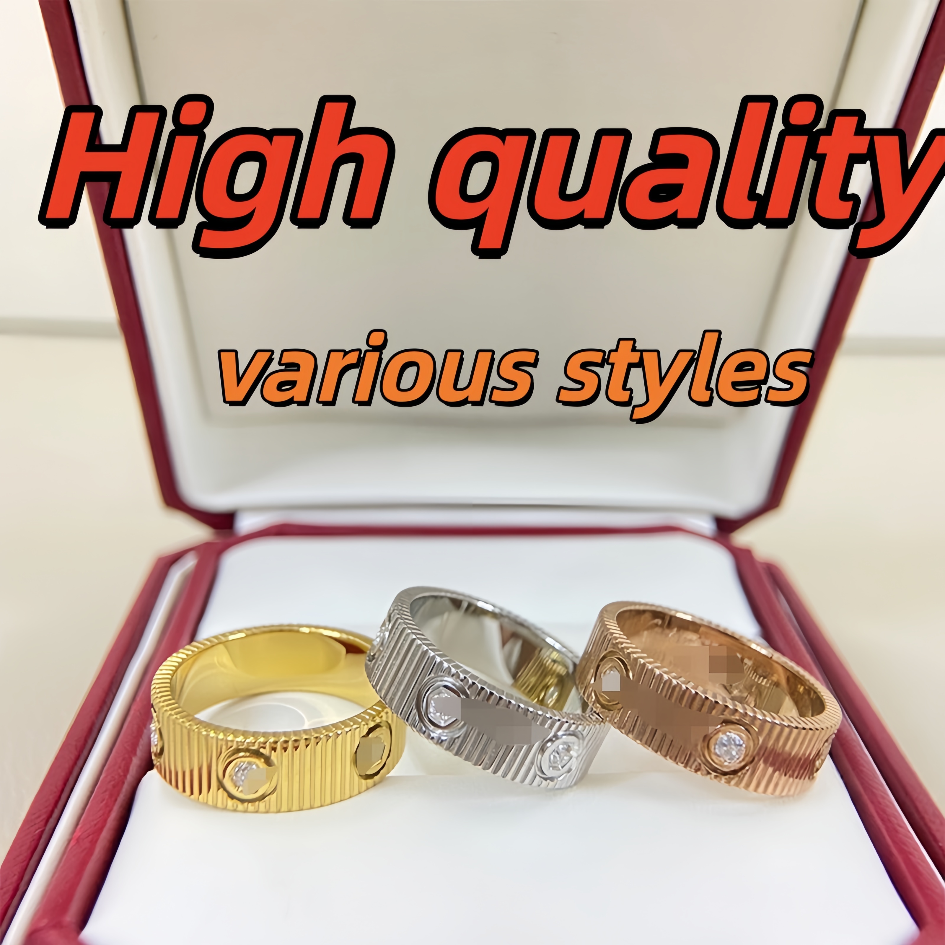 designer diamond ring rings designer for women engagement classic love ring rings for men luxury Ring mens gold rings luxury designer jewelry for wo