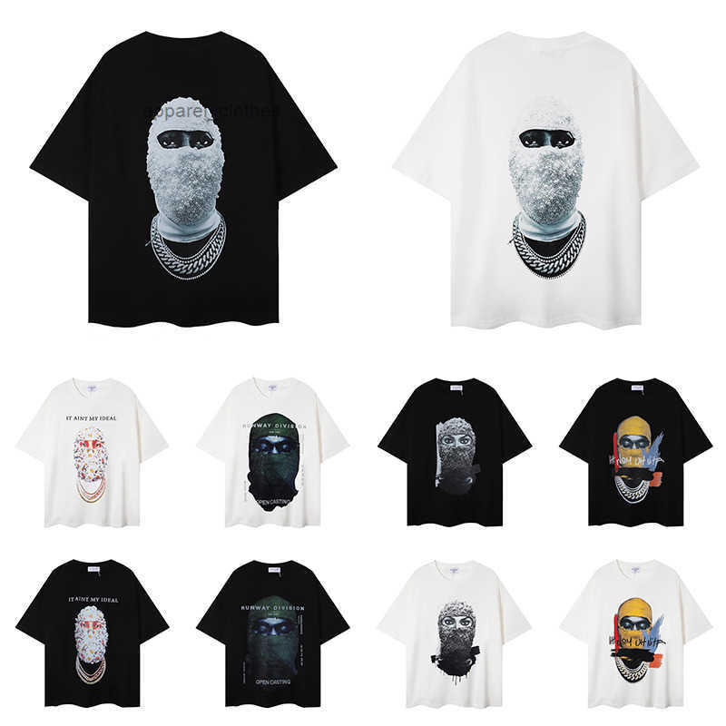 Mens TShirts 2024 Ih Nom Uh Nit Mask Tshirt Men Women High Quality Pearl Man Graphic Tee Cotton Tops Summer Fashion Loose Short Sleeve Streetwear TS