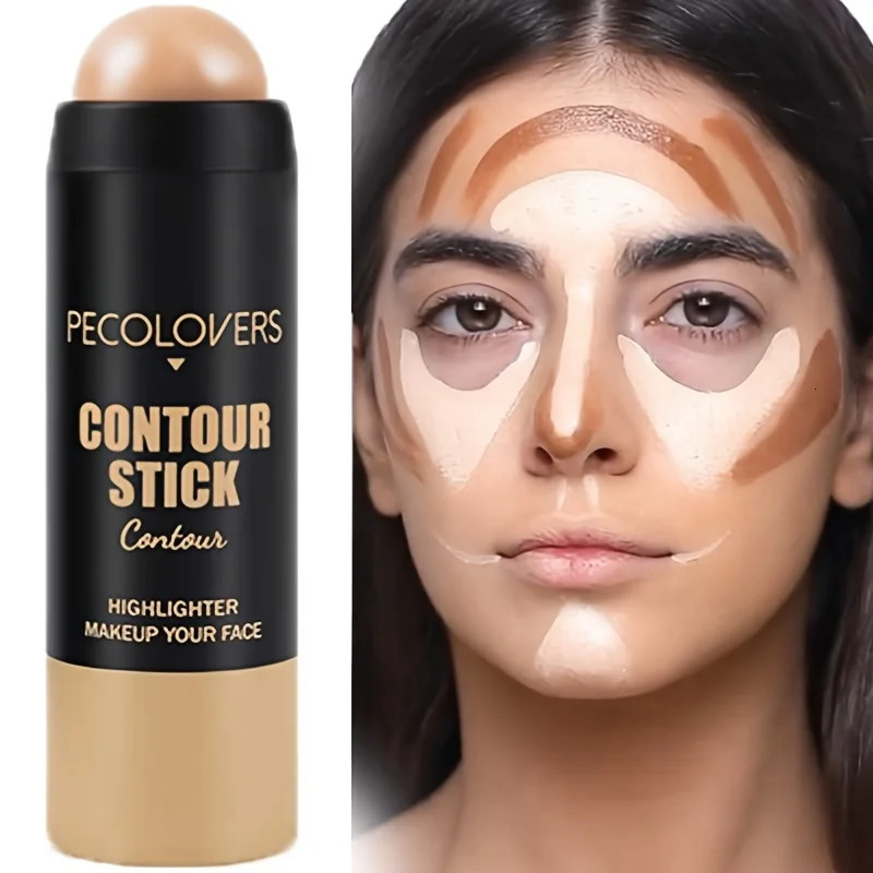 Face Makeup Bronzer Stick Cream Contouring Makeup Cosmetic Highlighter Bronzer Pen Women Face 260723BJ