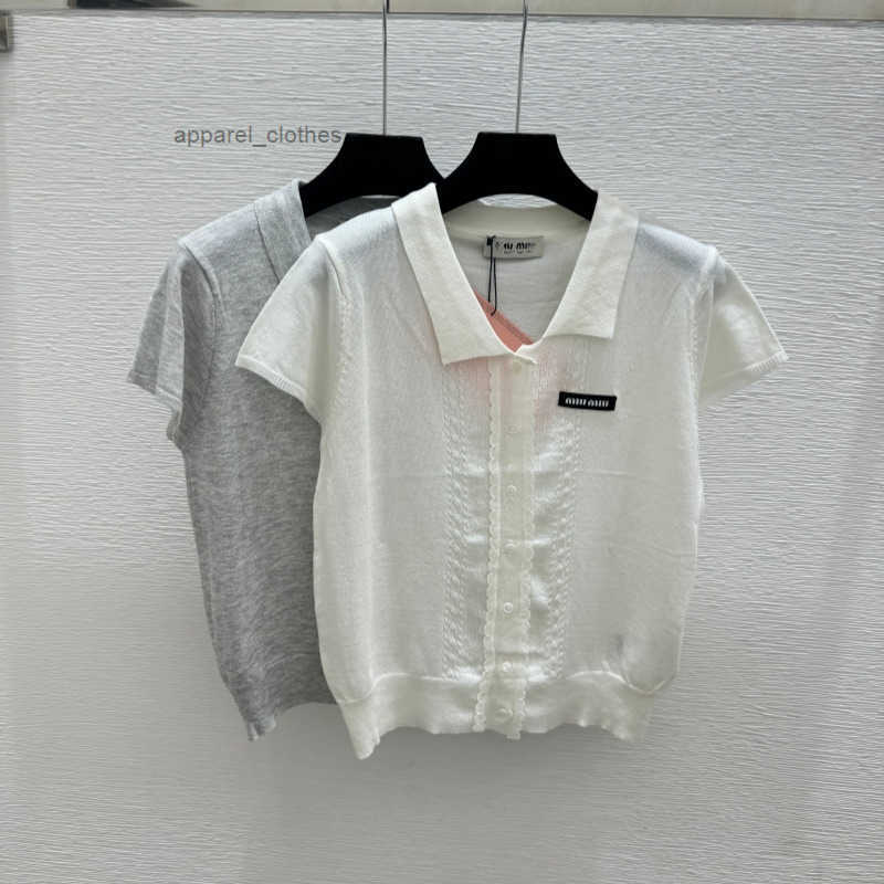 T-Shirts womens Designer T-Shirts for woman luxurious short-sleeved vest T-Shirts top Spring and Summer Style Elegant Ladys Knitted Short-Sleeved T-