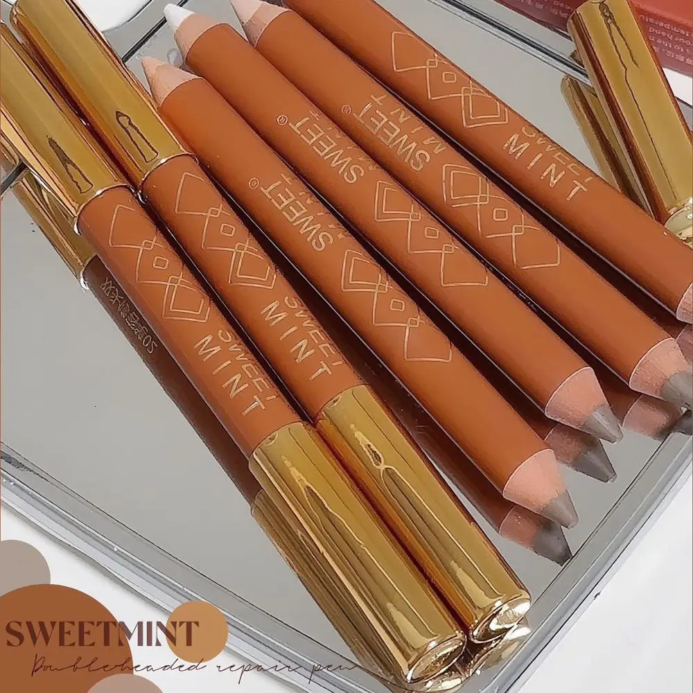 Double Head Contouring Shading Pen Face Brighten Three-dimensional Highlight Stick Skin Shadow Concealer Pencil 260723BJ
