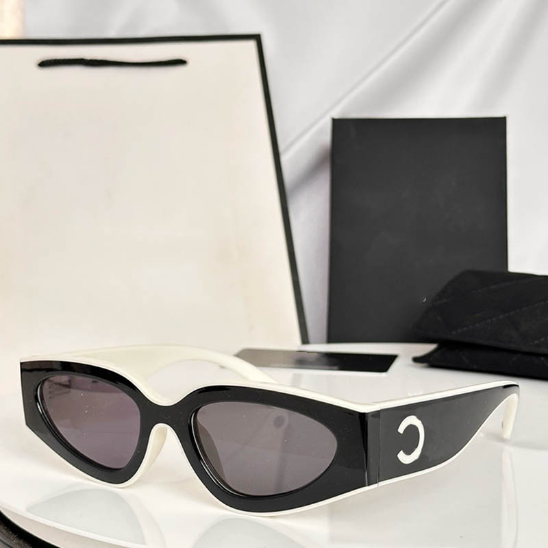 Cat Eye Sunglasses For Women CH6056 Y2K Designer avant garde classic style Lady cat eye glasses UV400