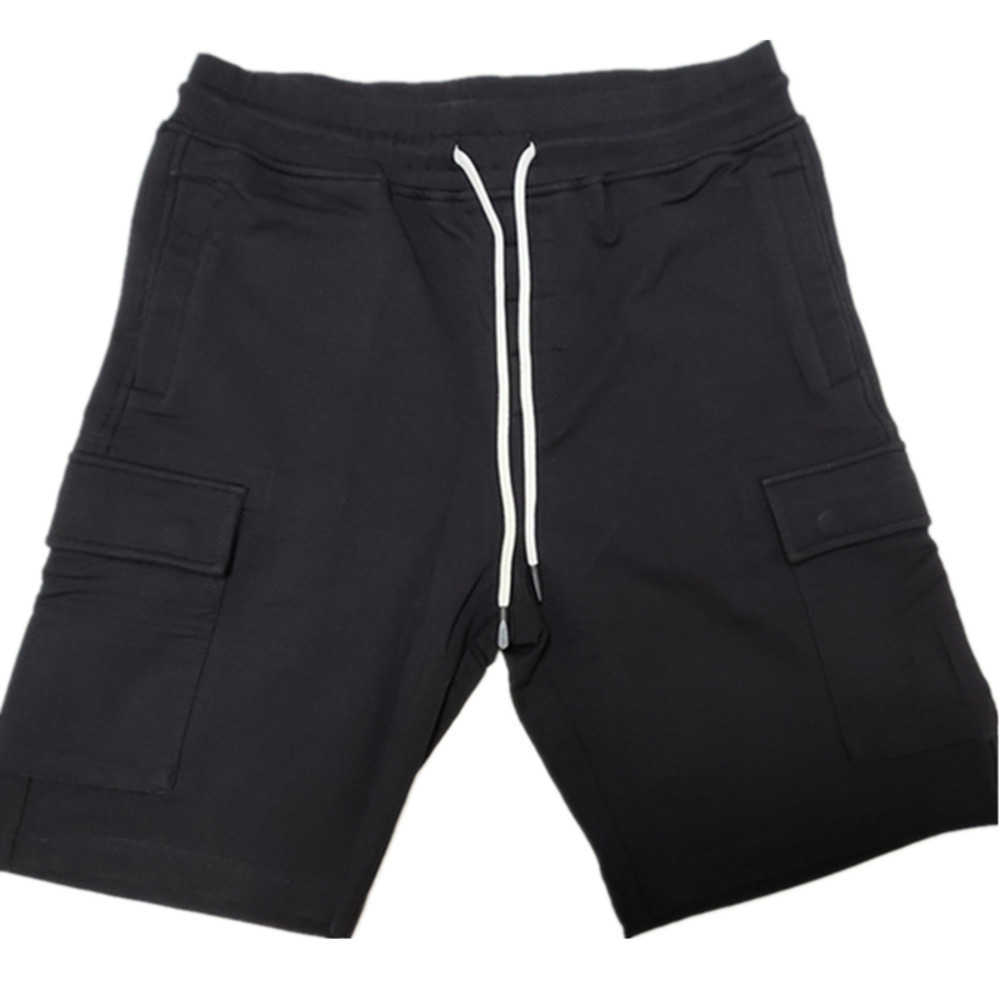2022 summer men cotton jogging shorts solid casual beach pants fashion sports mens shorts Z74C