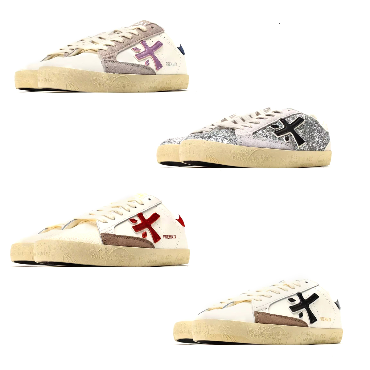 11 Designer sneaker trainer luxurys run Women Men Premiata casual shoe Stevend 8059 Sneakers Soft tennis Forward Italian Sports Outdoor loafers Fash