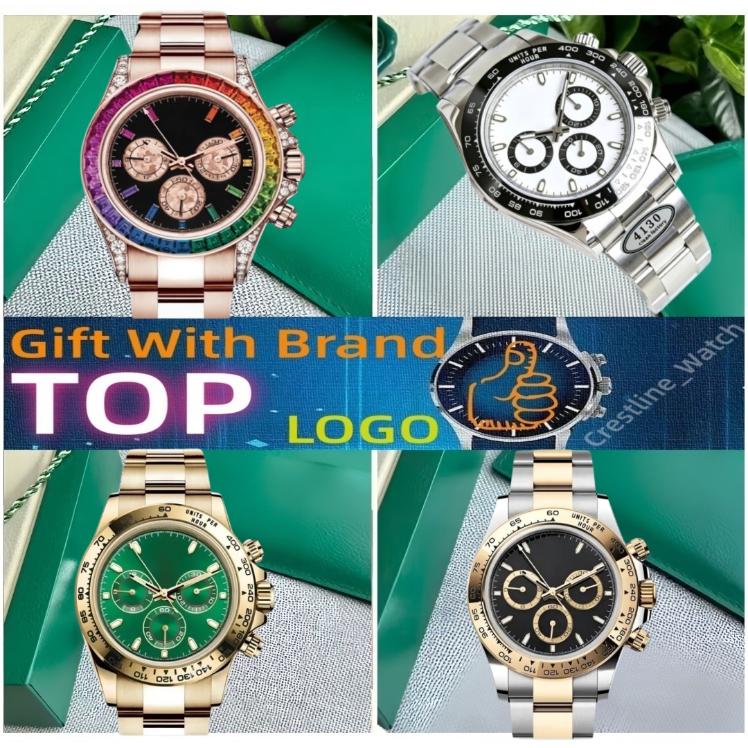 4130 45 Automatic 89 Movement 40Mm Watch Chronograph Dial Sapphire Glass Waterproof 904L High End Men's Mechanical Watches